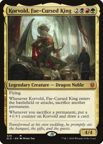 Image for Korvold, Fae-Cursed King (329) [Throne of Eldraine]