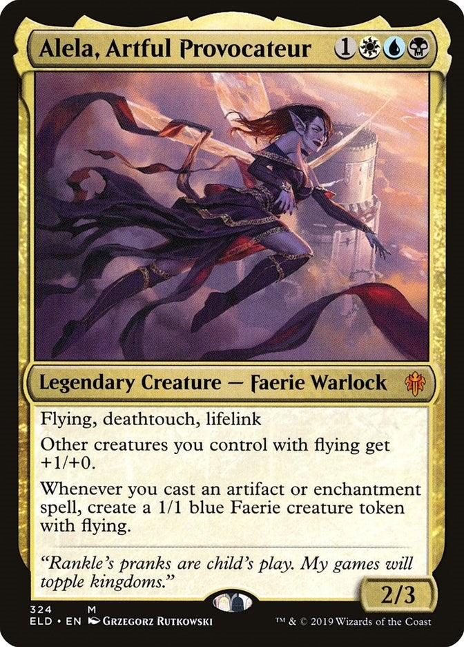 Image for Alela, Artful Provocateur (324) [Throne of Eldraine]