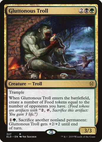 Image for Gluttonous Troll (327) [Throne of Eldraine]