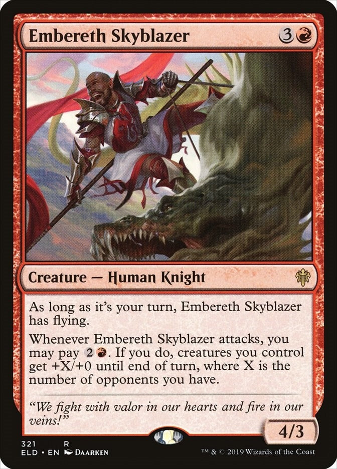 Image for Embereth Skyblazer (321) [Throne of Eldraine]