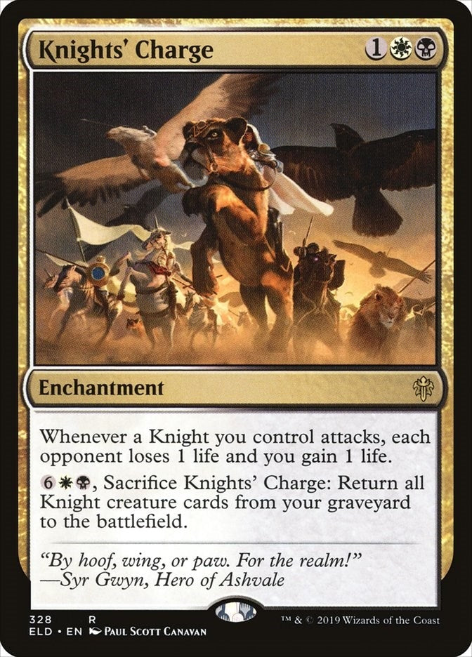 Image for Knights' Charge (328) [Throne of Eldraine]