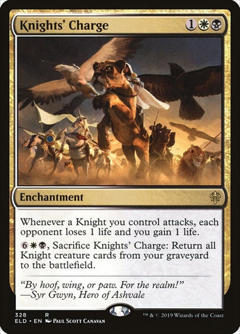 Image for Knights' Charge (328) [Throne of Eldraine]