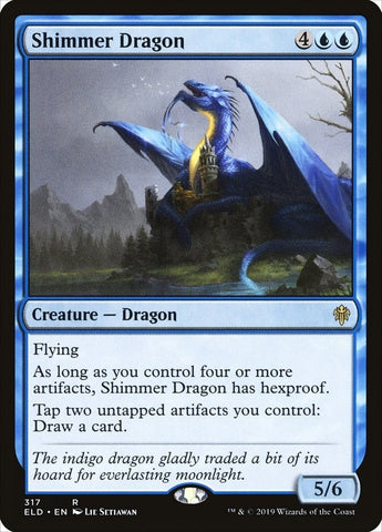 Image for Shimmer Dragon (317) [Throne of Eldraine]