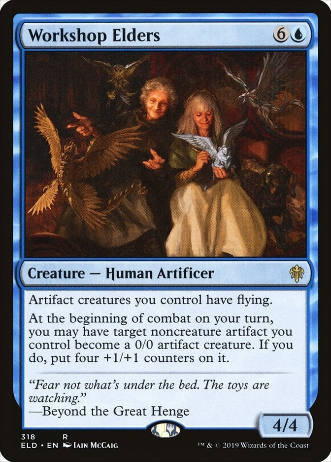 Image for Workshop Elders (318) [Throne of Eldraine]