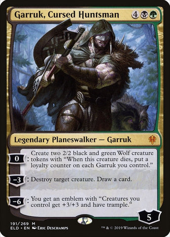 Image for Garruk, Cursed Huntsman (191) [Throne of Eldraine]