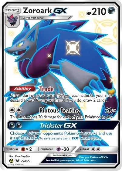 Image for Zoroark GX - 77a/73 (077a/073) - Pokemon