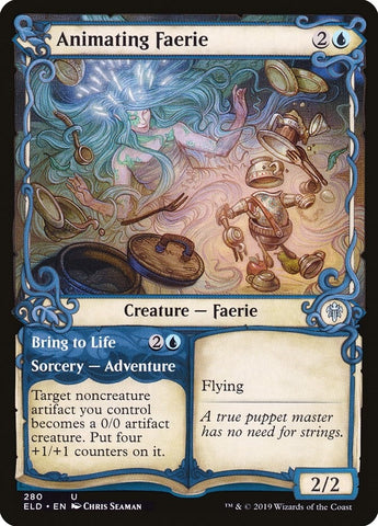 Image for Animating Faerie (Showcase) (280) [Throne of Eldraine]