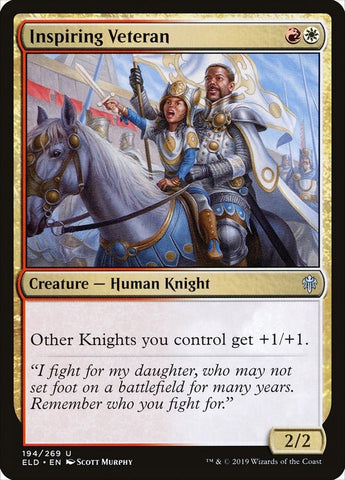 Image for Inspiring Veteran (194) [Throne of Eldraine]