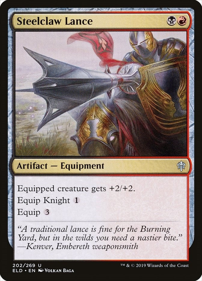 Image for Steelclaw Lance (202) [Throne of Eldraine]