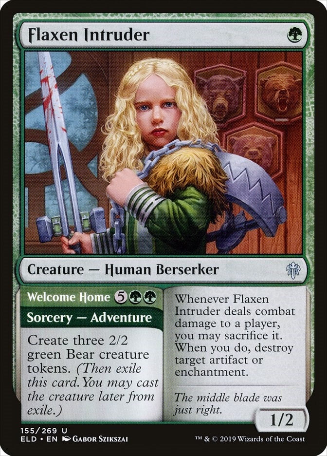 Image for Flaxen Intruder (155) [Throne of Eldraine]