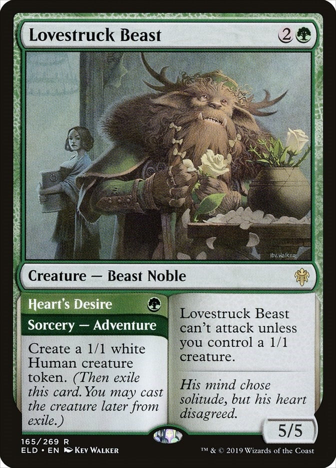 Image for Lovestruck Beast (165) [Throne of Eldraine]