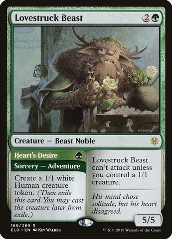 Image for Lovestruck Beast (165) [Throne of Eldraine]