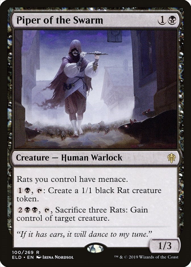 Image for Piper of the Swarm (100) [Throne of Eldraine]