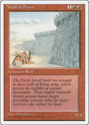 Image for Wall of Stone - Magic: The Gathering