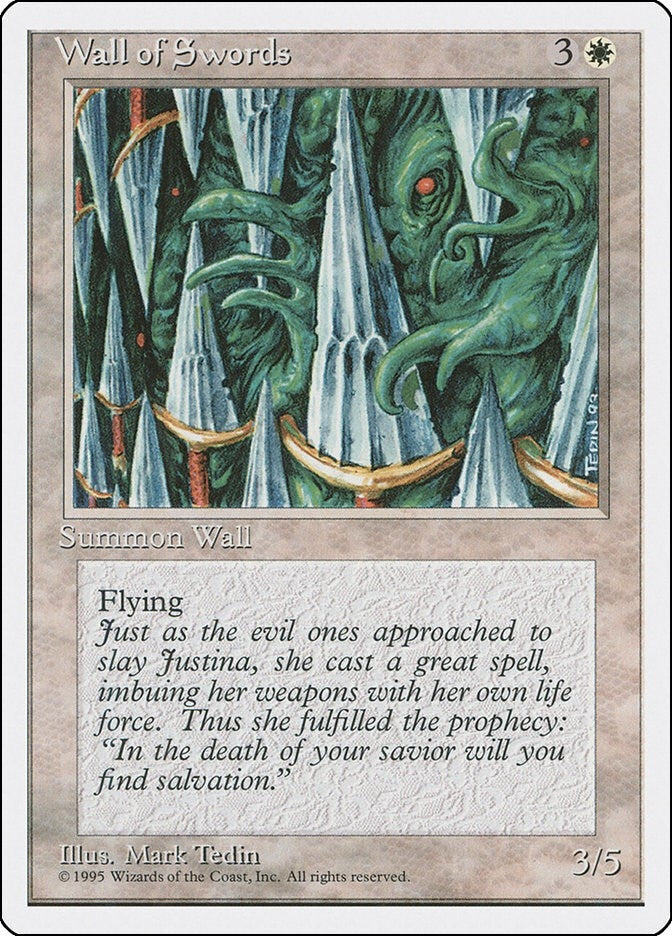 Image for Wall of Swords - Magic: The Gathering