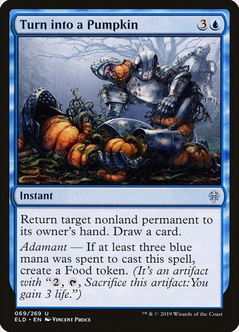 Image for Turn into a Pumpkin (69) - Magic: The Gathering