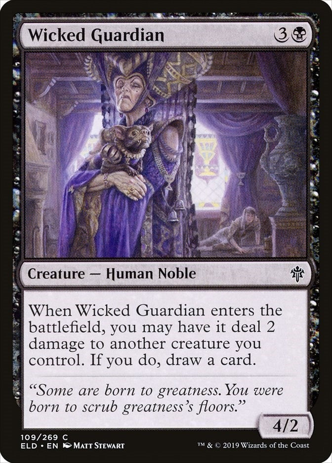Image for Wicked Guardian (109) [Throne of Eldraine]