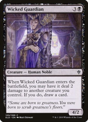 Image for Wicked Guardian (109) [Throne of Eldraine]