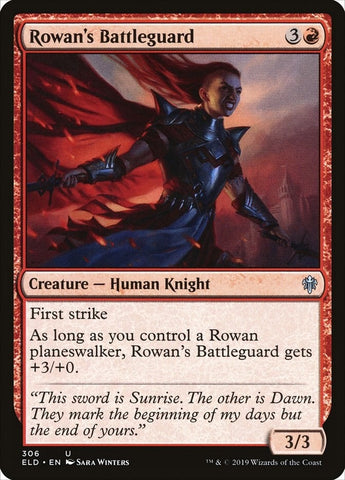 Image for Rowan's Battleguard (306) [Throne of Eldraine]
