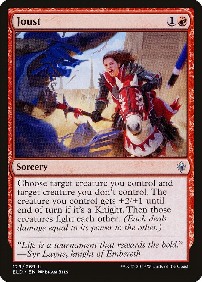 Image for Joust (129) [Throne of Eldraine]