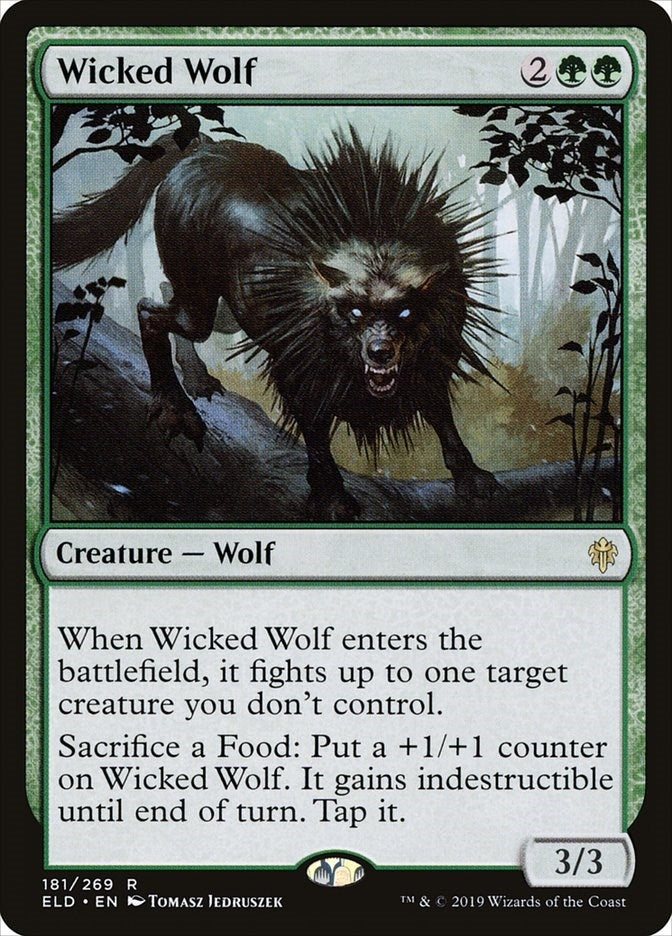 Image for Wicked Wolf (181) [Throne of Eldraine]