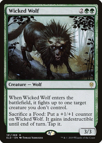 Image for Wicked Wolf (181) [Throne of Eldraine]
