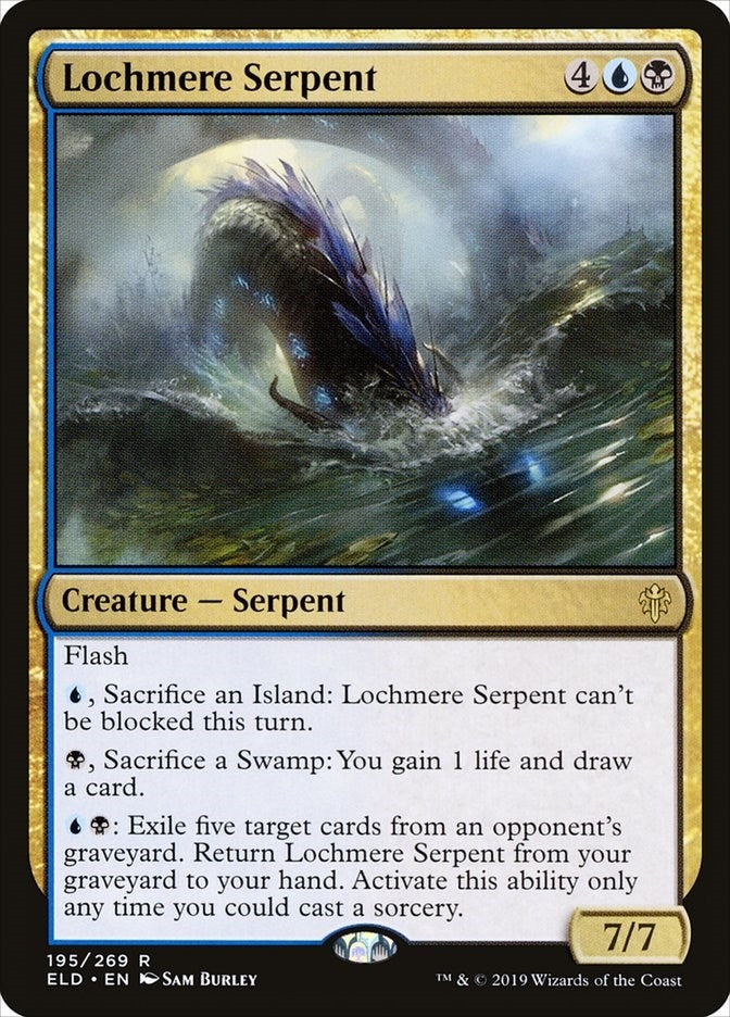 Image for Lochmere Serpent (195) [Throne of Eldraine]
