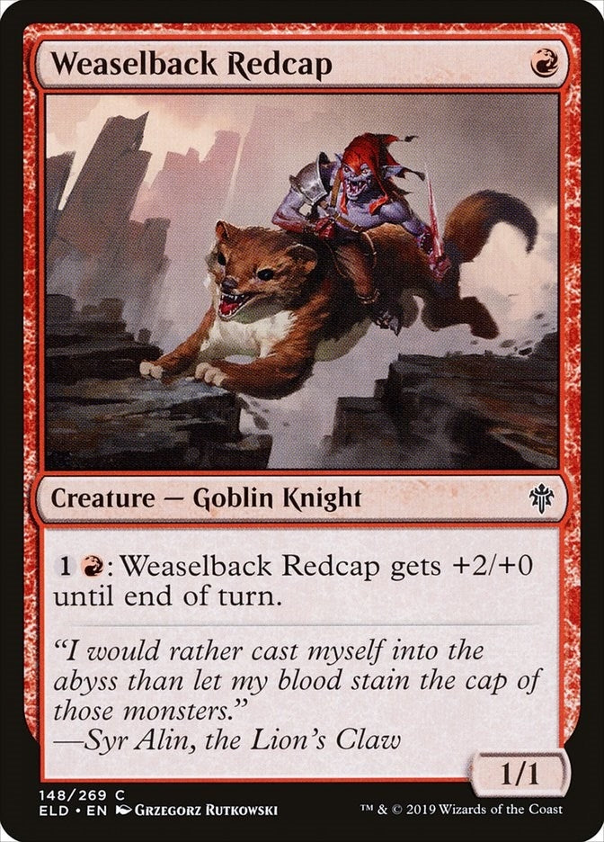 Image for Weaselback Redcap (148) [Throne of Eldraine]