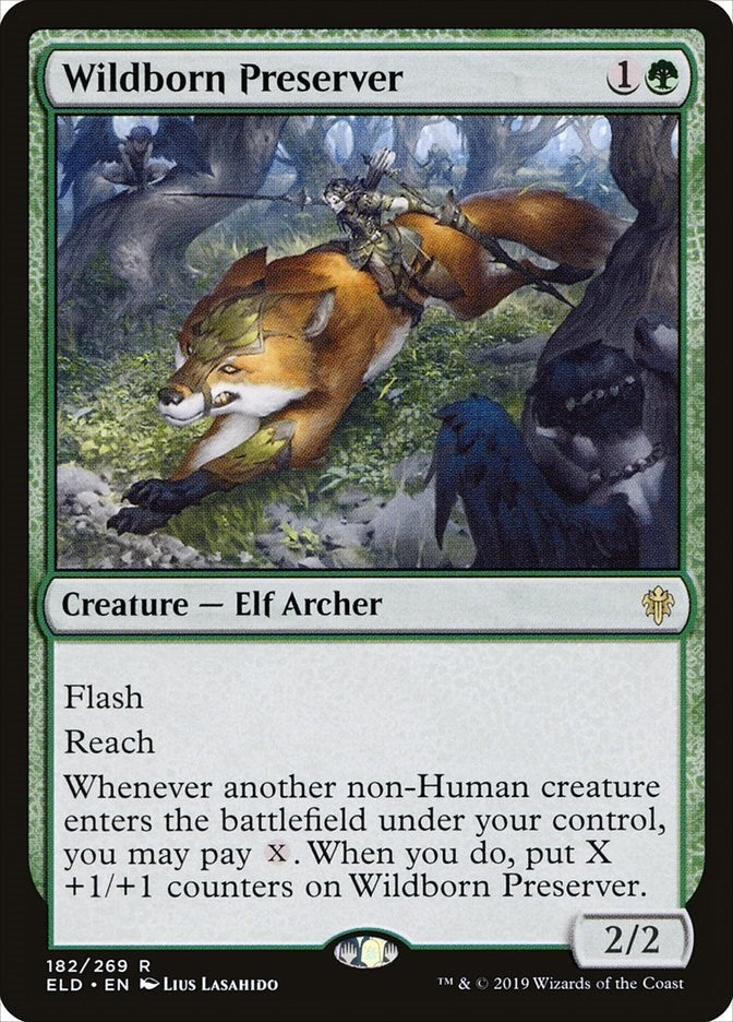 Image for Wildborn Preserver (182) [Throne of Eldraine]