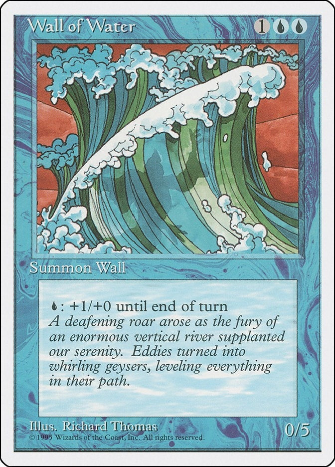 Image for Wall of Water - Magic: The Gathering