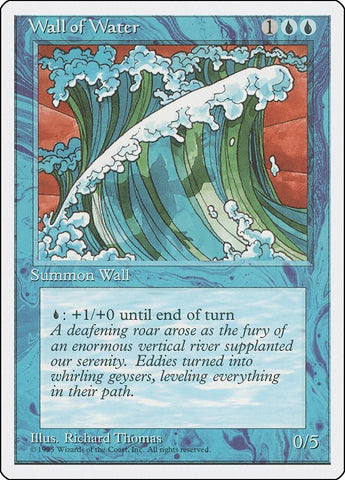 Image for Wall of Water - Magic: The Gathering