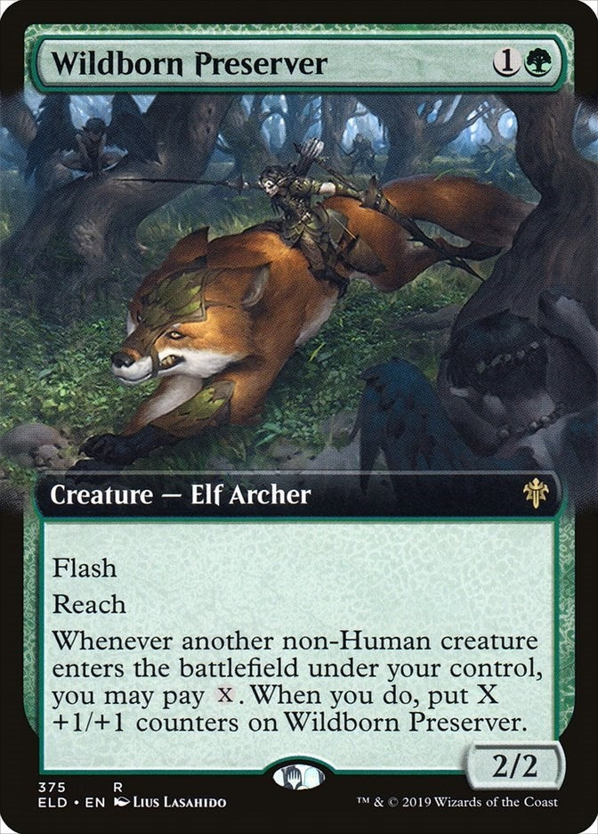 Image for Wildborn Preserver (Extended Art) (375) [Throne of Eldraine]