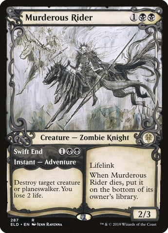 Image for Murderous Rider (Showcase) (287) [Throne of Eldraine]