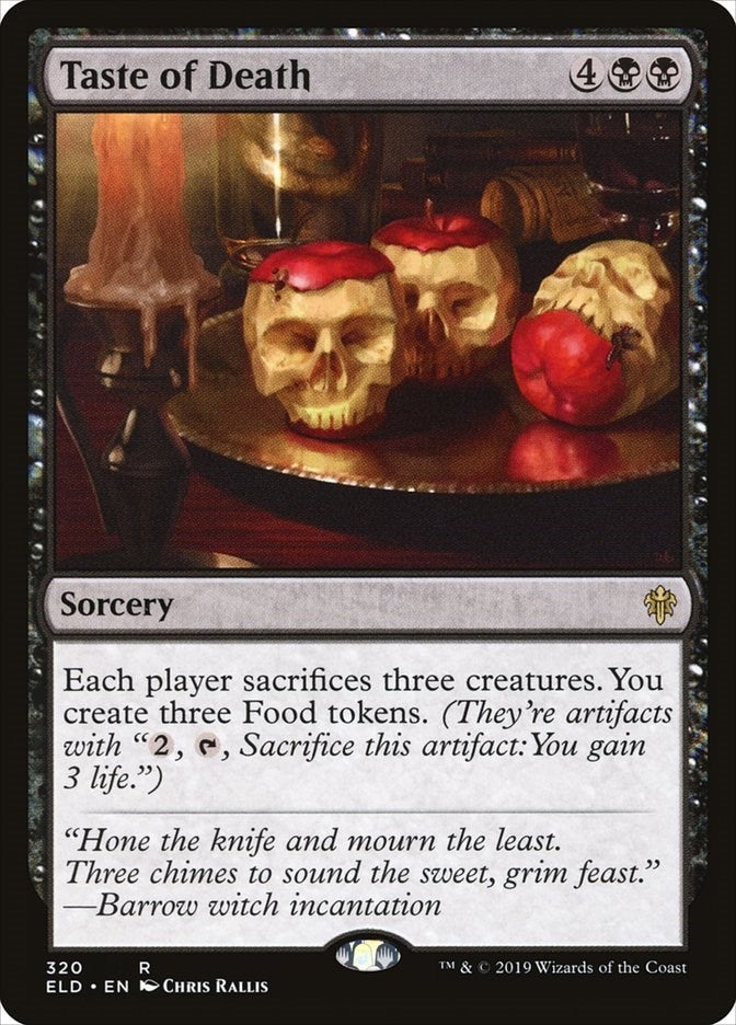 Image for Taste of Death (320) [Throne of Eldraine]
