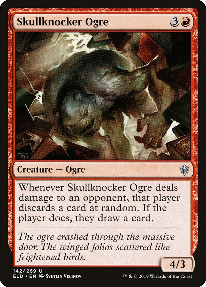 Image for Skullknocker Ogre (142) [Throne of Eldraine]