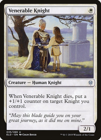 Image for Venerable Knight (35) [Throne of Eldraine]
