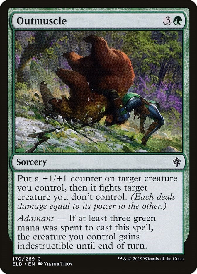 Image for Outmuscle (170) [Throne of Eldraine]