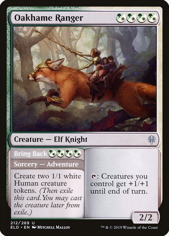 Image for Oakhame Ranger (212) [Throne of Eldraine]