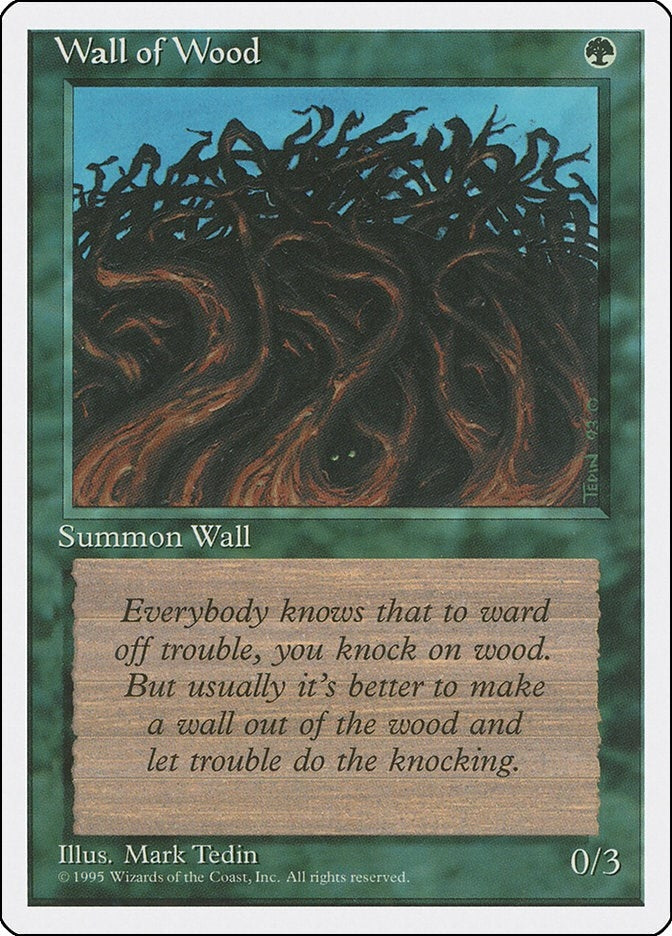 Image for Wall of Wood - Magic: The Gathering