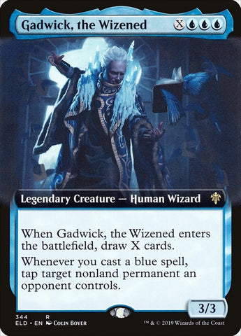 Image for Gadwick, the Wizened (Extended Art) (344) [Throne of Eldraine]
