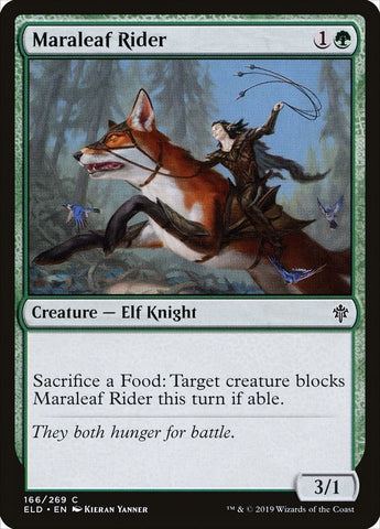 Image for Maraleaf Rider (166) [Throne of Eldraine]