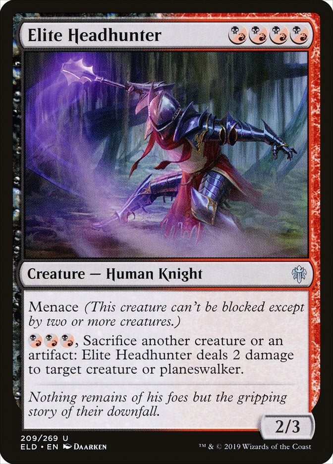 Image for Elite Headhunter (209) [Throne of Eldraine]