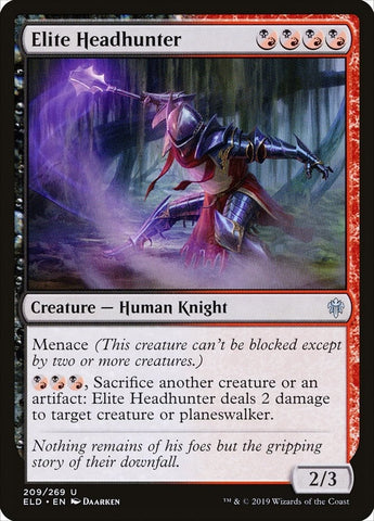 Image for Elite Headhunter (209) [Throne of Eldraine]