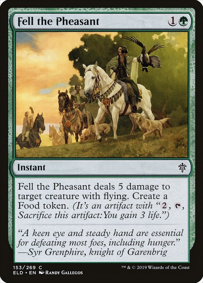 Image for Fell the Pheasant (153) [Throne of Eldraine]