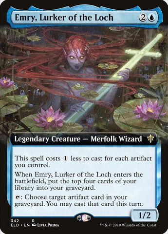 Image for Emry, Lurker of the Loch (Extended Art) (342) [Throne of Eldraine]
