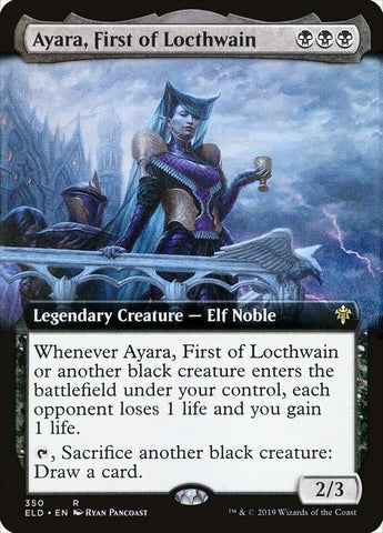 Image for Ayara, First of Locthwain (Extended Art) (350) [Throne of Eldraine]