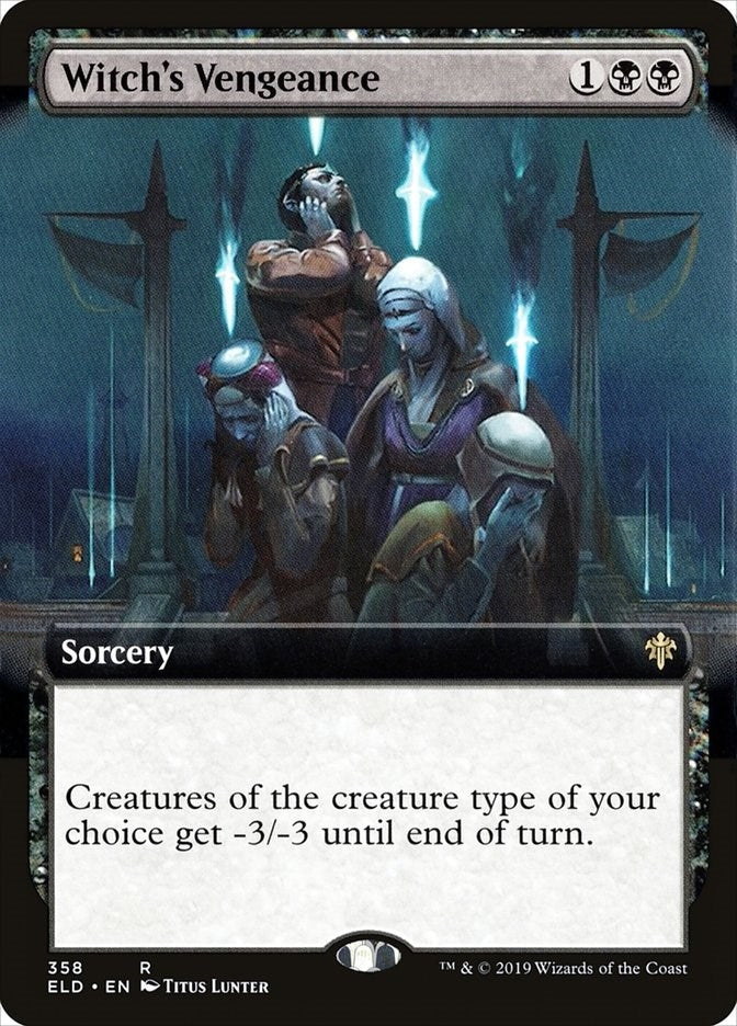 Image for Witch's Vengeance (Extended Art) (358) [Throne of Eldraine]