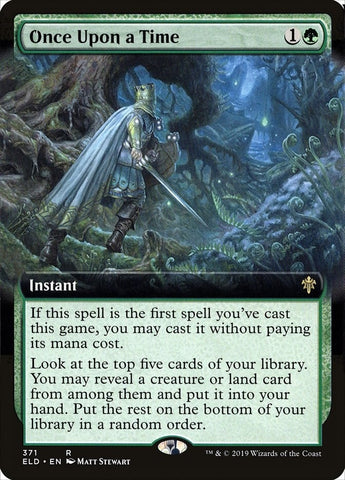 Image for Once Upon a Time (Extended Art) (371) [Throne of Eldraine]