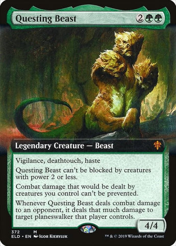 Image for Questing Beast (Extended Art) (372) [Throne of Eldraine]