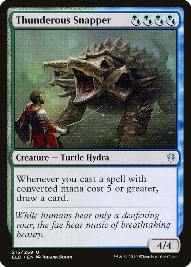 Image for Thunderous Snapper (215) [Throne of Eldraine]
